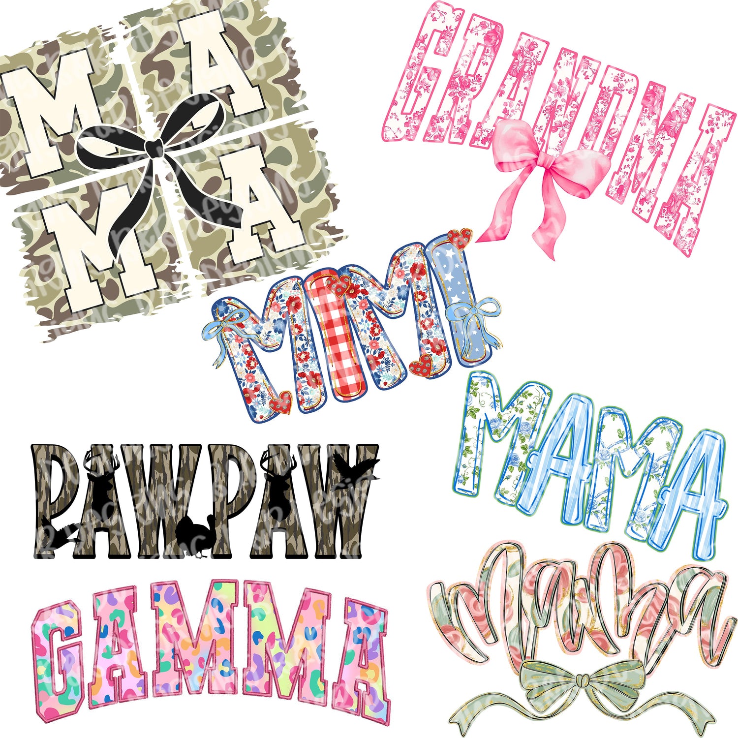 Mama & Title Tees