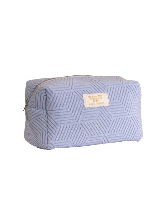 Cosmetic Terry Bag Ice Blue