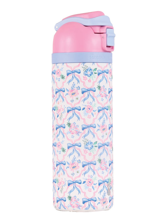 Tumbler 24oz Floral Bows