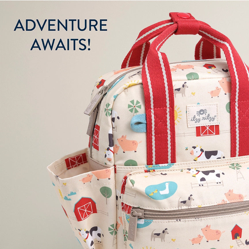 Itzy Bitzy Backpack Farm Friends