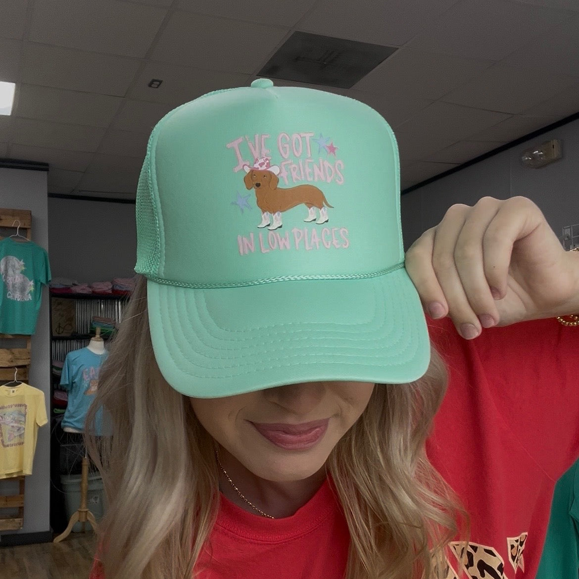 Foam Hat Seafoam Friends Low Places