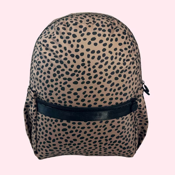 Oh Mint! Large Nylon Backpack with Pockets