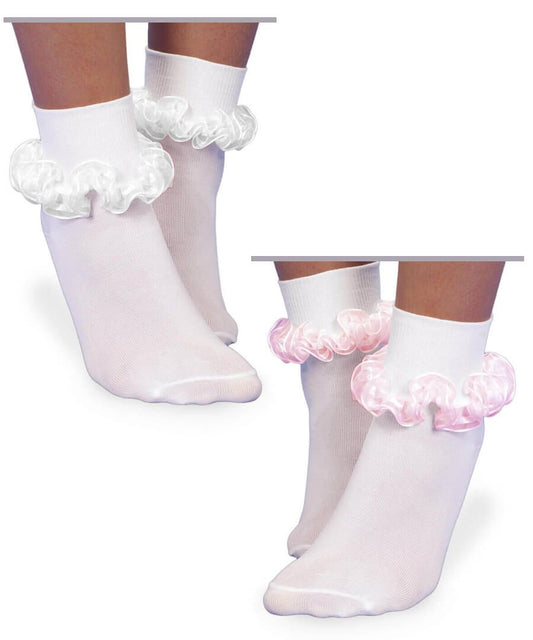 Jefferies Ribbon Tutu Lace Cuff Socks