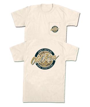 Old Row Logo 80s Camo Ivory Short Sleeve