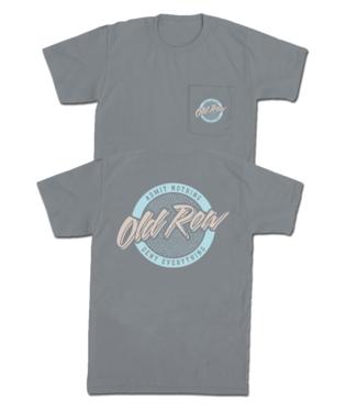 Old Row Circle Logo Grey Short Sleeve