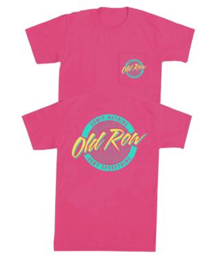 Old Row Circle Logo Heliconia Short Sleeve