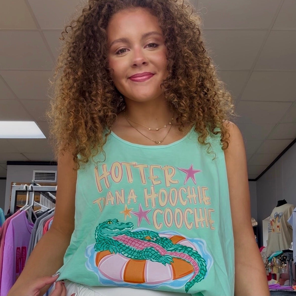 Hoochie Coochie Mint Tee or Tank