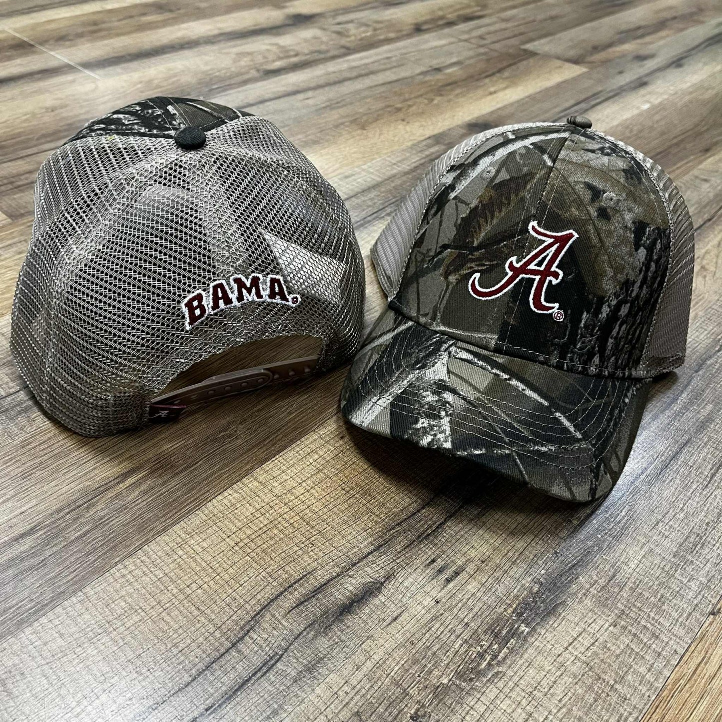 Big Script A Realtree Camo Trucker Hat
