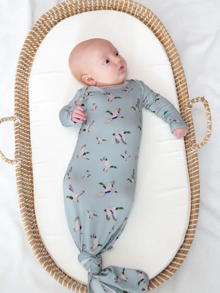 Mallards/ Ducks- Knotted Gown