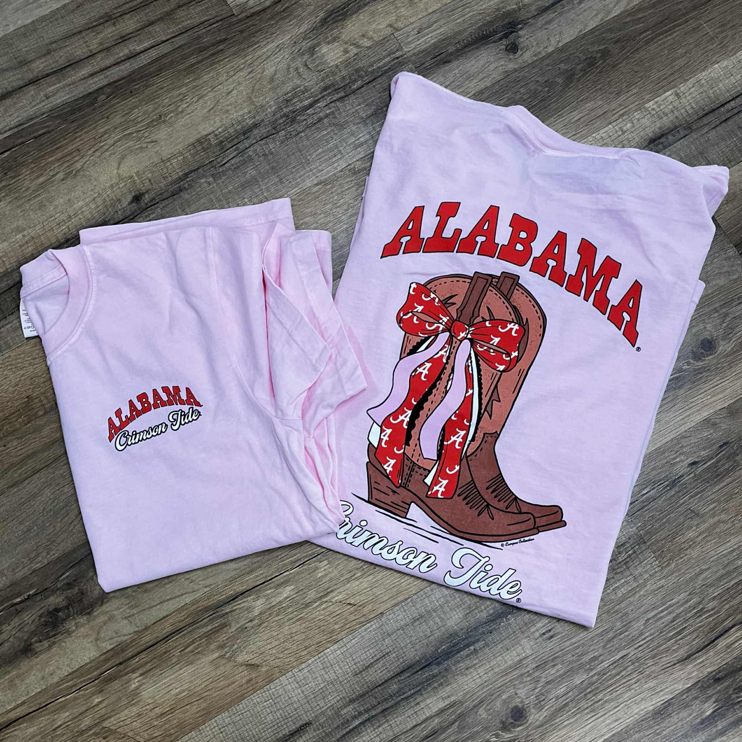 Alabama Bow Boots Short Sleeve