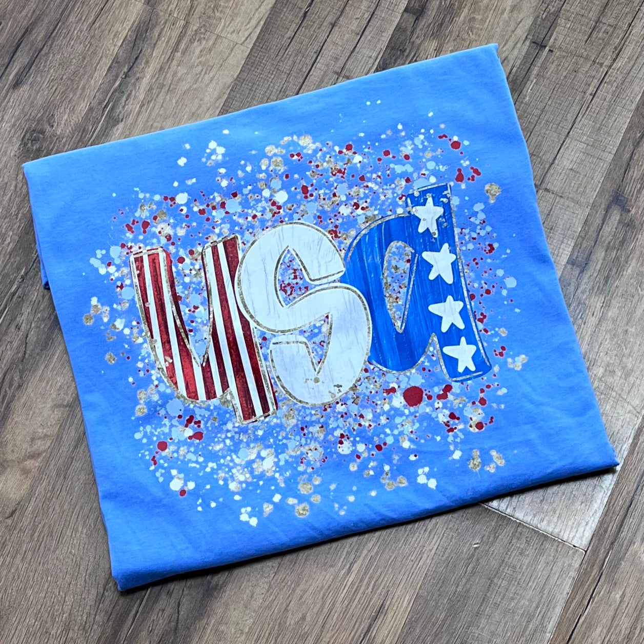 USA Splatter Short Sleeve
