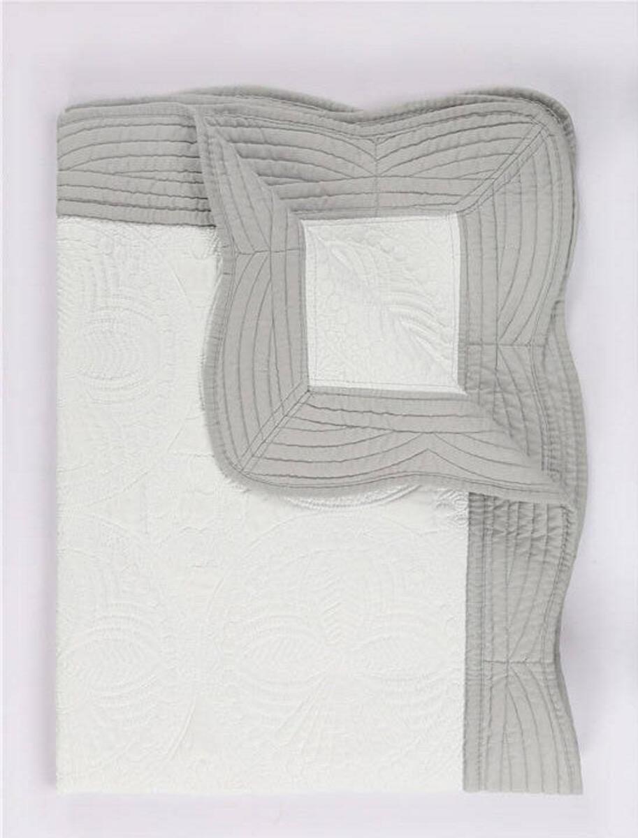 Quilted Heirloom Crib Blanket