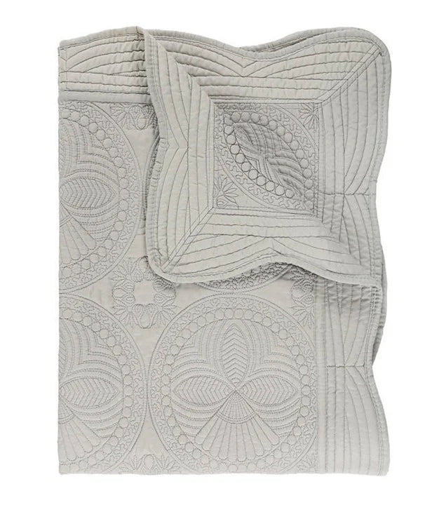Quilted Heirloom Crib Blanket