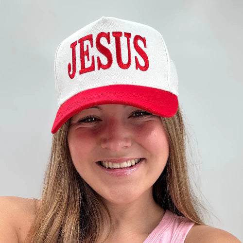 Lulu Mac Hat Jesus Red