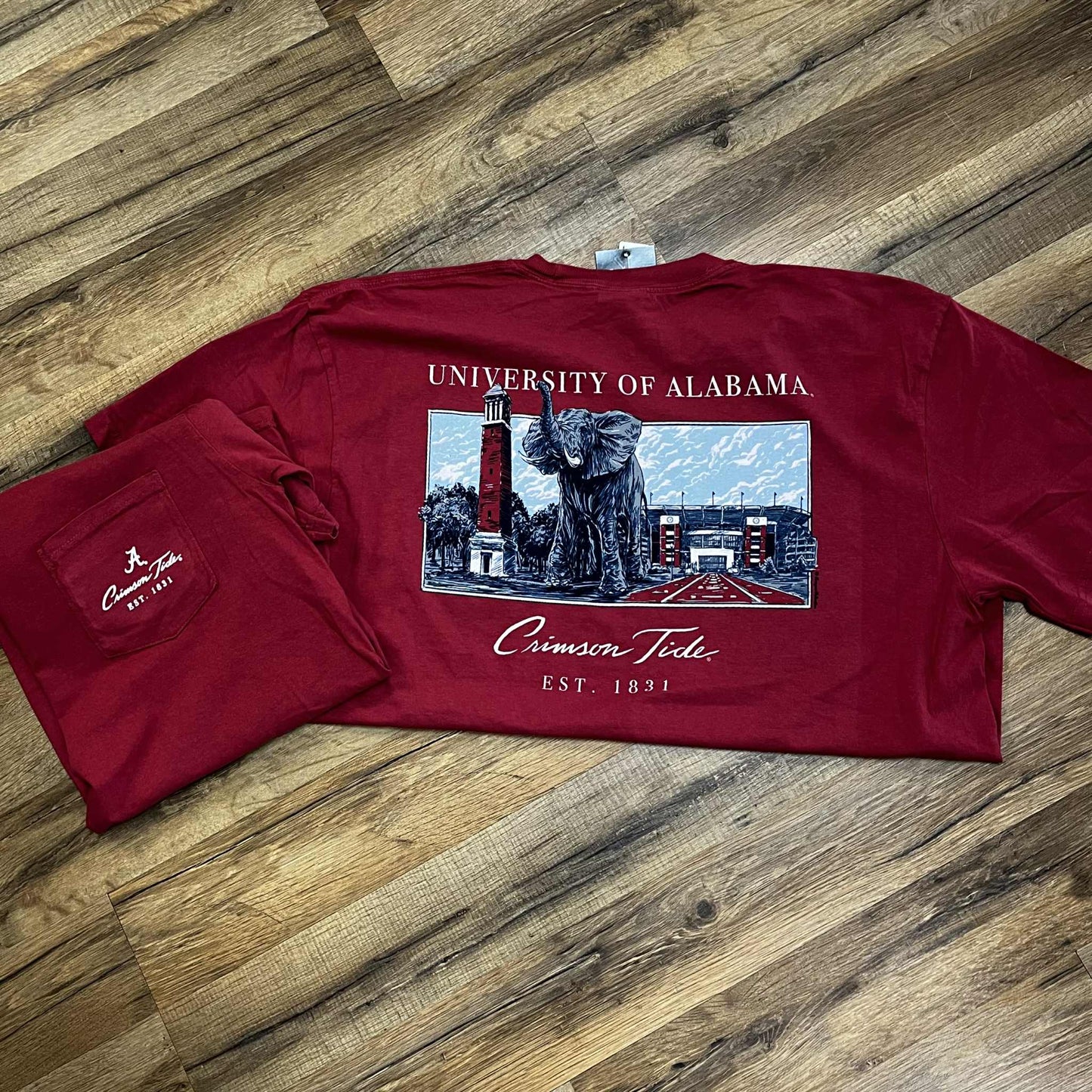 Alabama Blue Sky Landmarks Short Sleeve w/Pocket