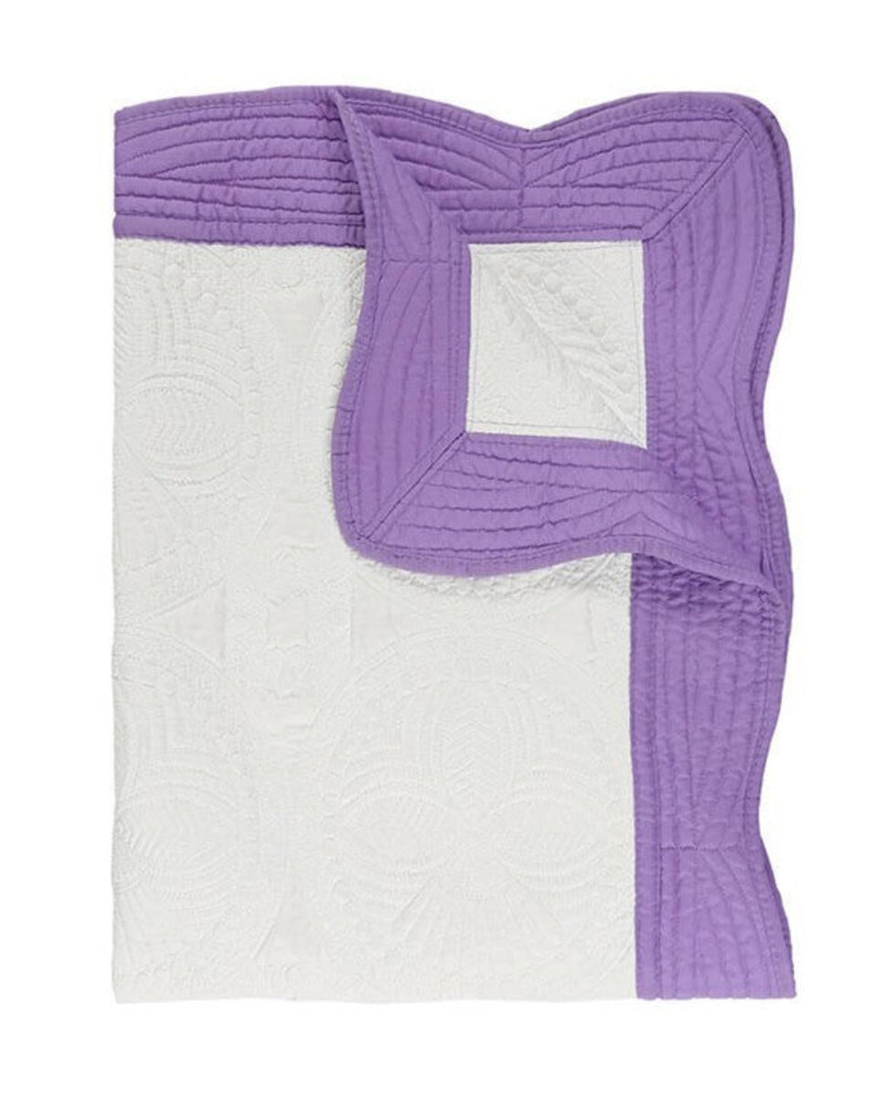 Quilted Heirloom Crib Blanket