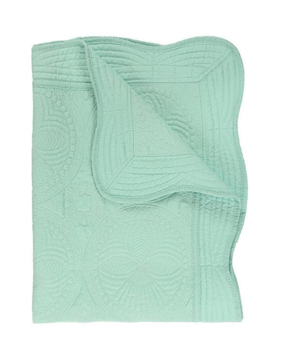 Quilted Heirloom Crib Blanket
