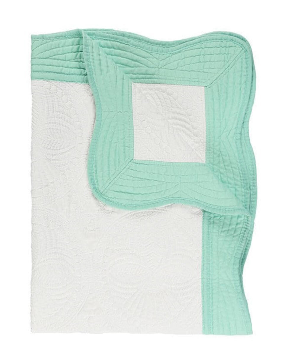 Quilted Heirloom Crib Blanket