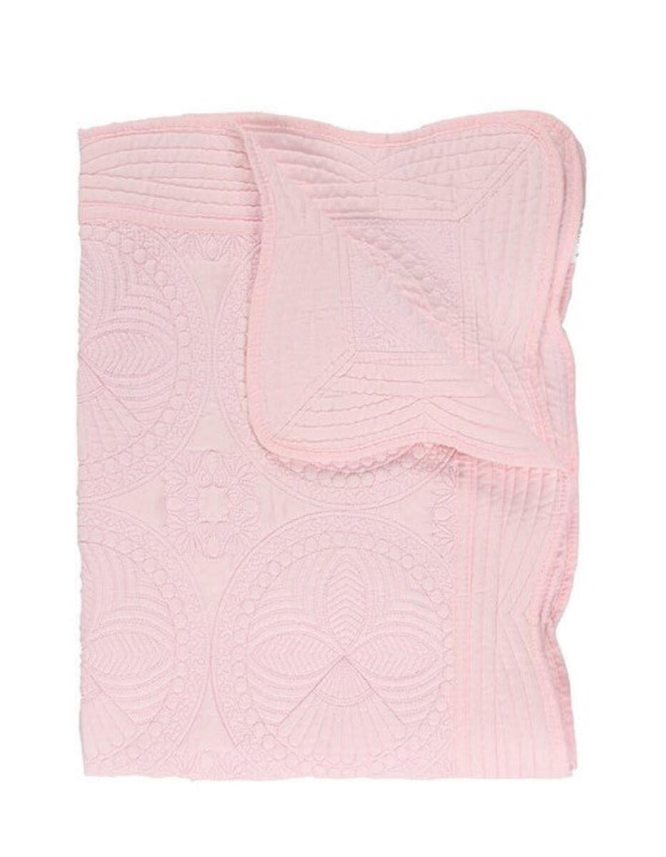 Quilted Heirloom Crib Blanket