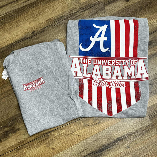 Alabama Shield Flag Short Sleeve