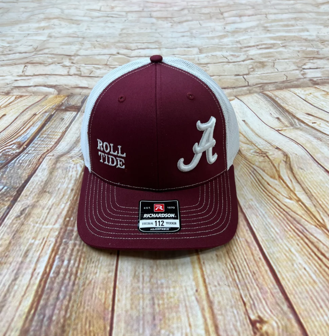 SB Roll Tide Split A Puff Crimson