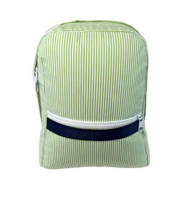 Oh Mint! Small Seersucker Backpack