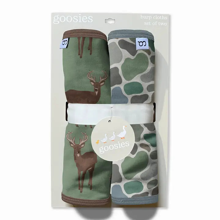 Deer- Burp Cloth Set