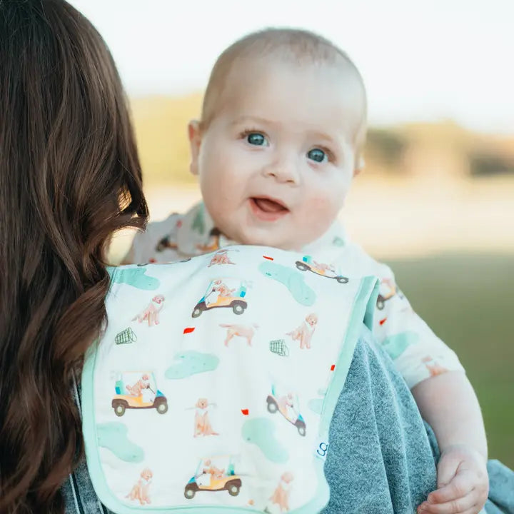 Barks & Birdies- Burp Cloth Set