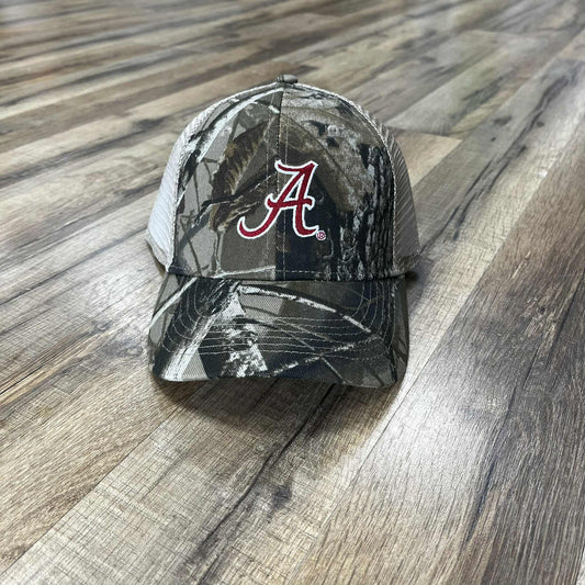 Big Script A Realtree Camo Trucker Hat