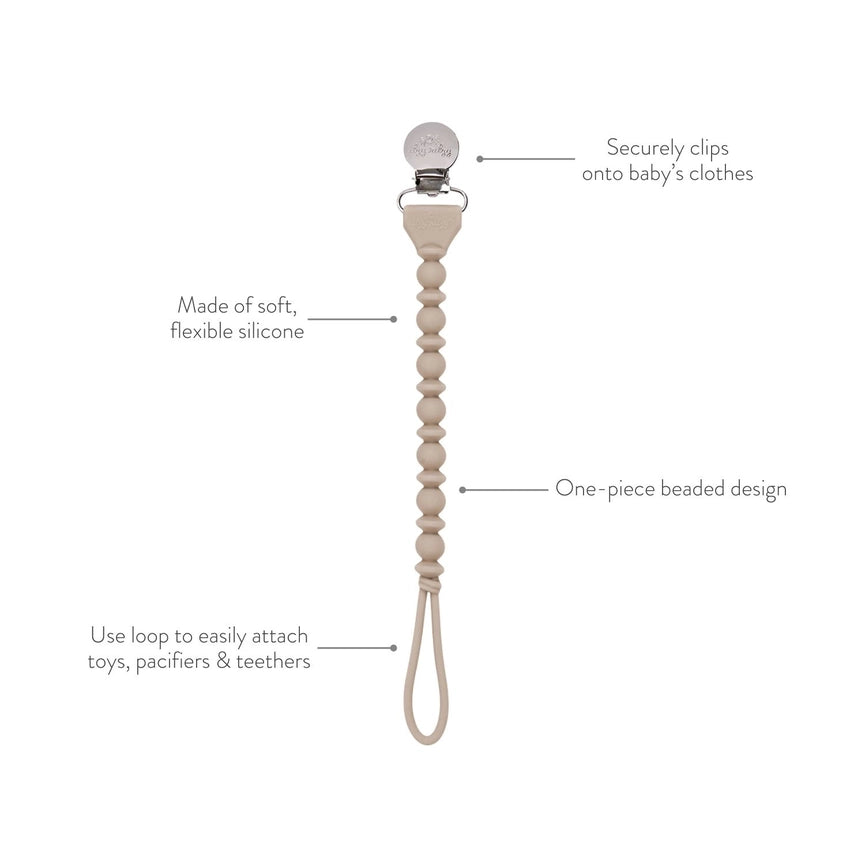 Itzy Sweetie Strap Pacifier Clip