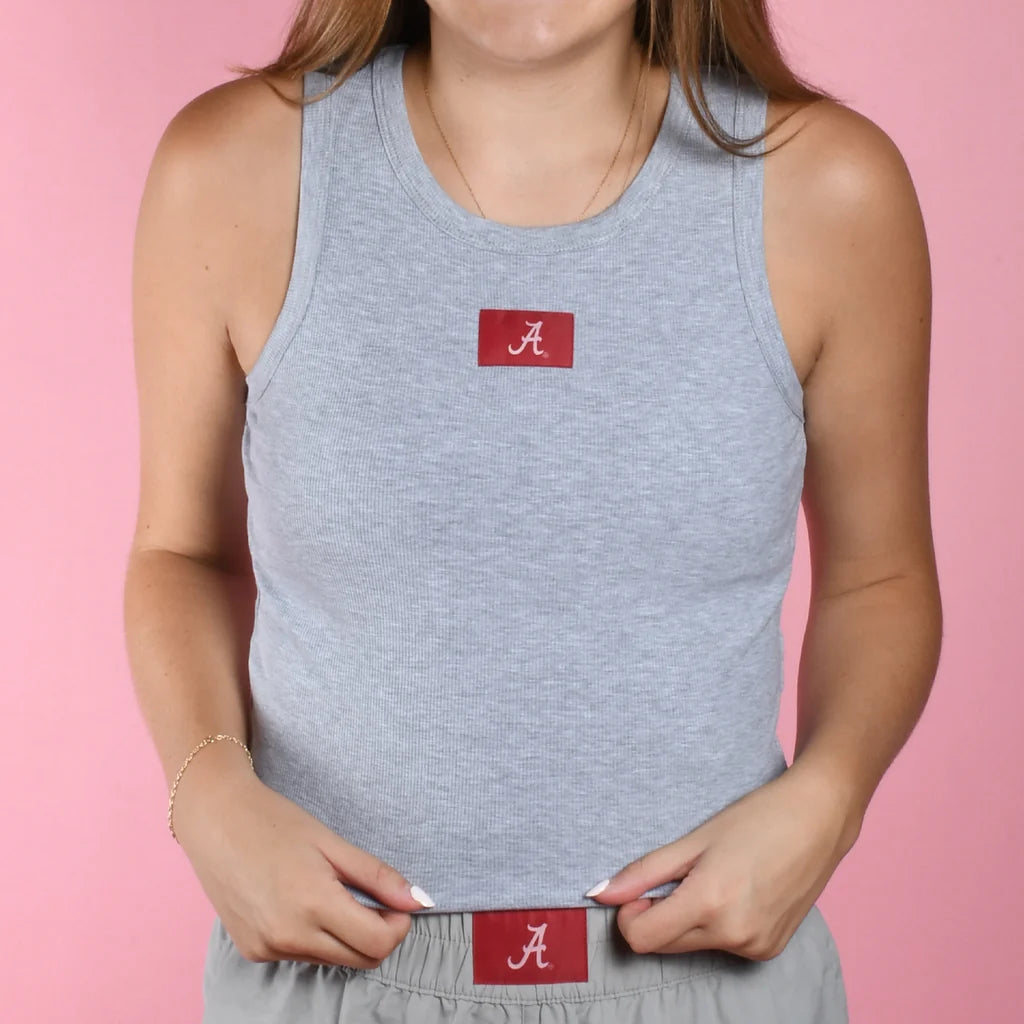 Lulu Mac Tank Alabama Grey