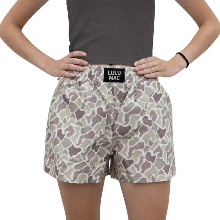 Lulu Mac Boxer Shorts Camo