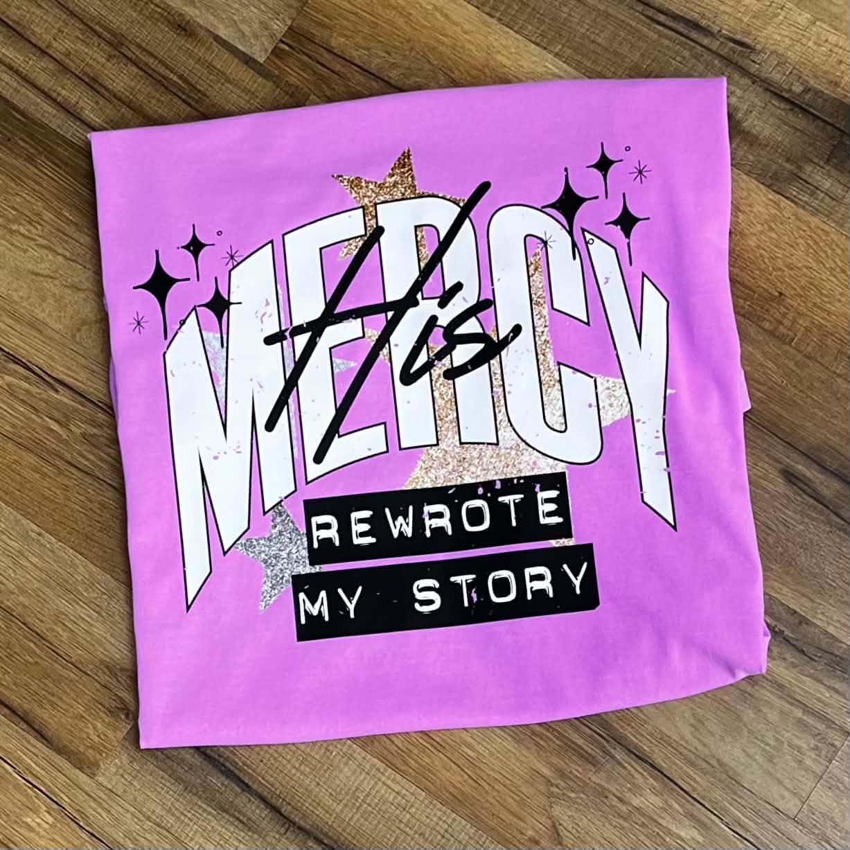 Mercy rewrote Purple Short Sleeve