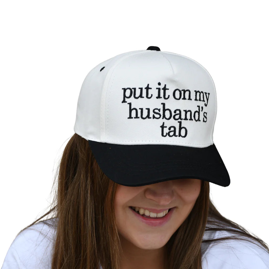 Lulu Mac Camo Hat Husband's Tab Black