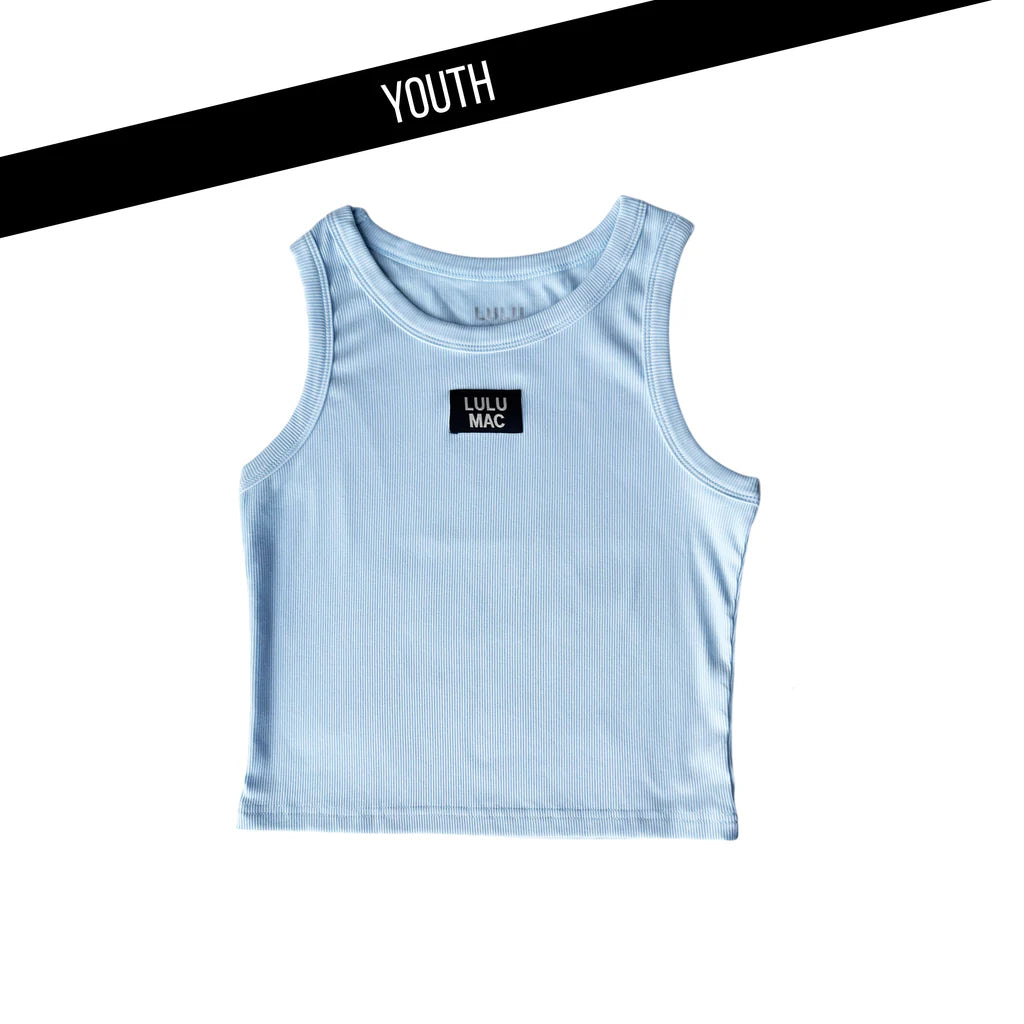 Lulu Mac Tank Youth Light Blue