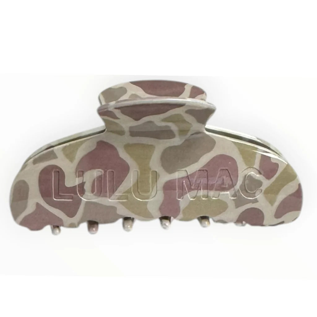 Lulu Mac Hair Clip Light Camo