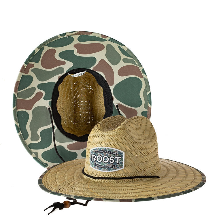 Roost Woven Patch Straw Hat