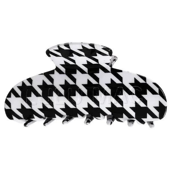 Lulu Mac Hair Clip Houndstooth