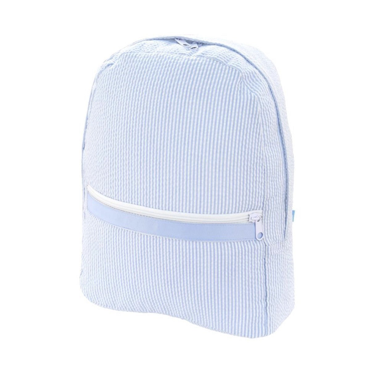 Oh Mint! Large Seersucker Backpack
