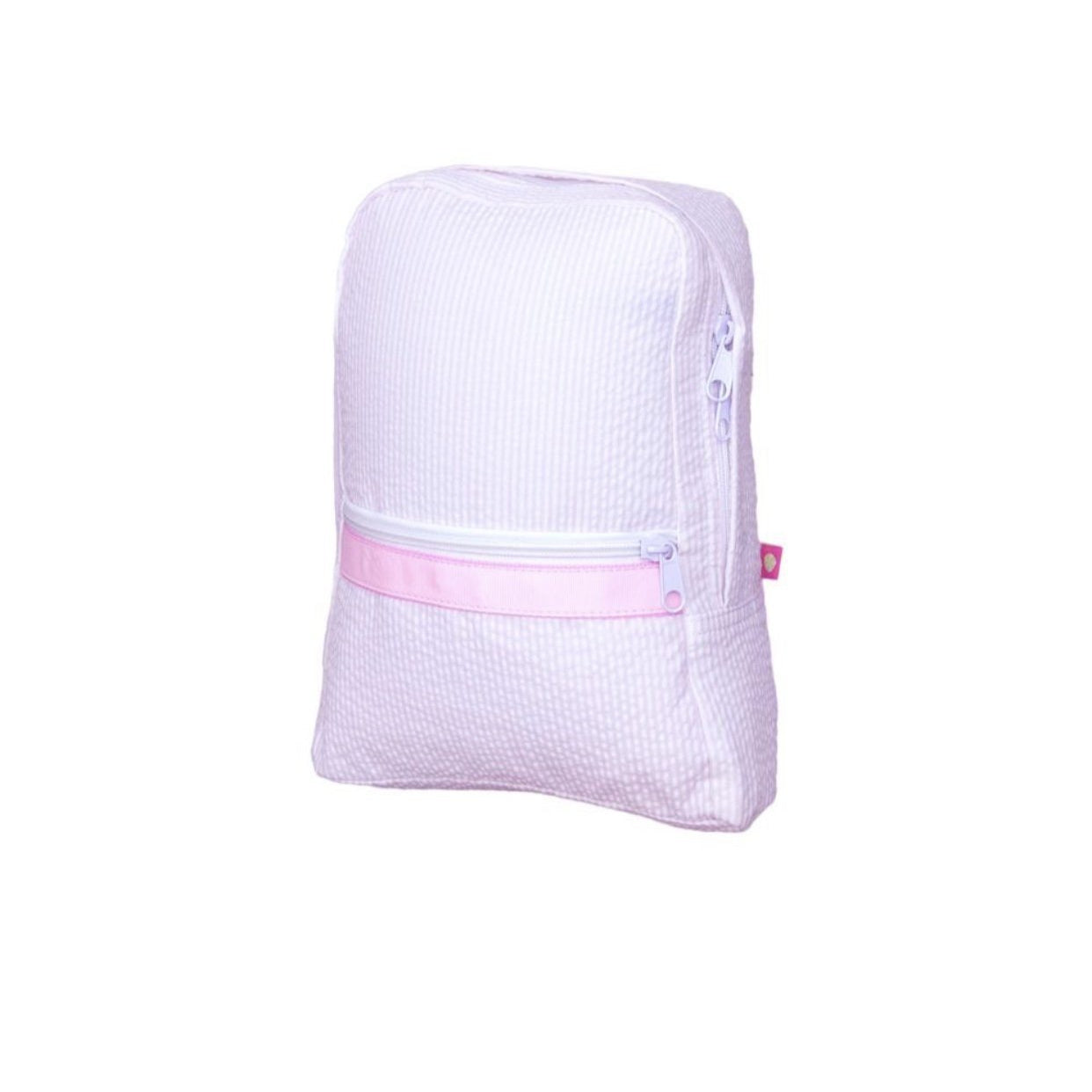 Oh Mint! Small Seersucker Backpack
