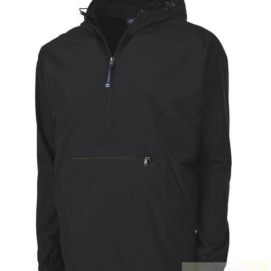 Adult Black Charles River Pack-N-Go Pullover
