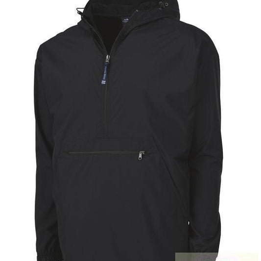Adult Black Charles River Pack-N-Go Pullover