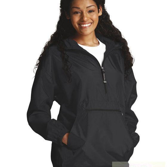 Adult Black Charles River Pack-N-Go Pullover