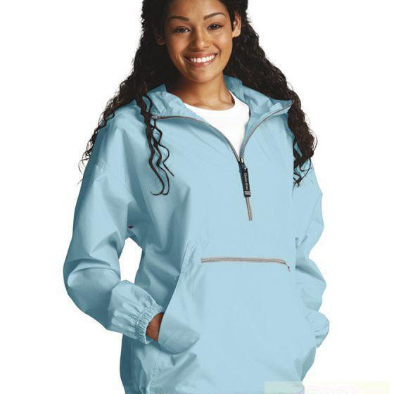 Adult Aqua Charles River Pack-N-Go Pullover