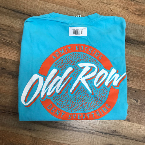 Old Row Logo Blue/Orange Short Sleeve
