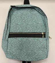Load image into Gallery viewer, Oh Mint! Large Seersucker Backpack