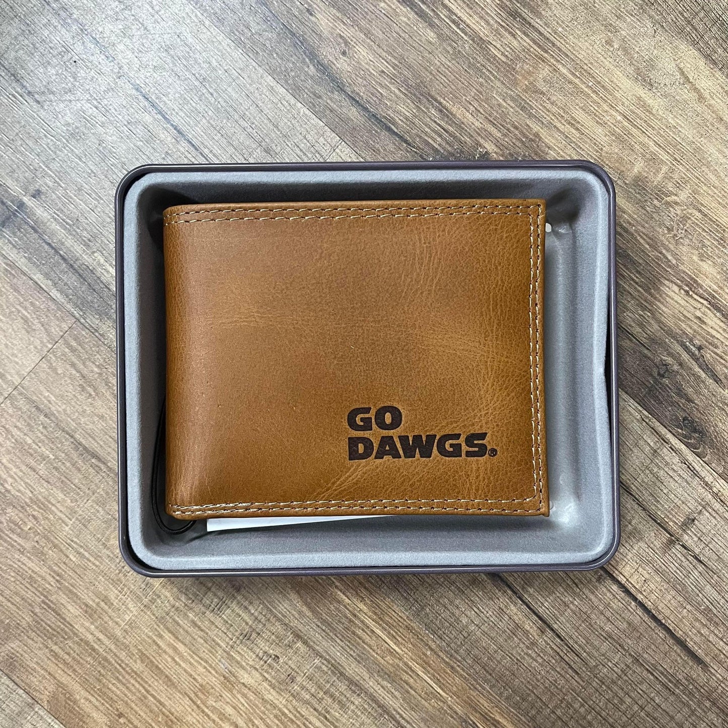 ZEP-PRO Tan Embossed Passcase Wallet