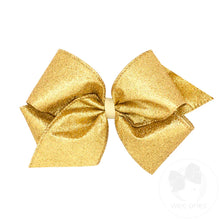 Load image into Gallery viewer, Wee Ones Glitter Hairbow Clip