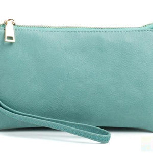 The Riley- Monogrammable 3 Compartment Wristlet/Crossbody