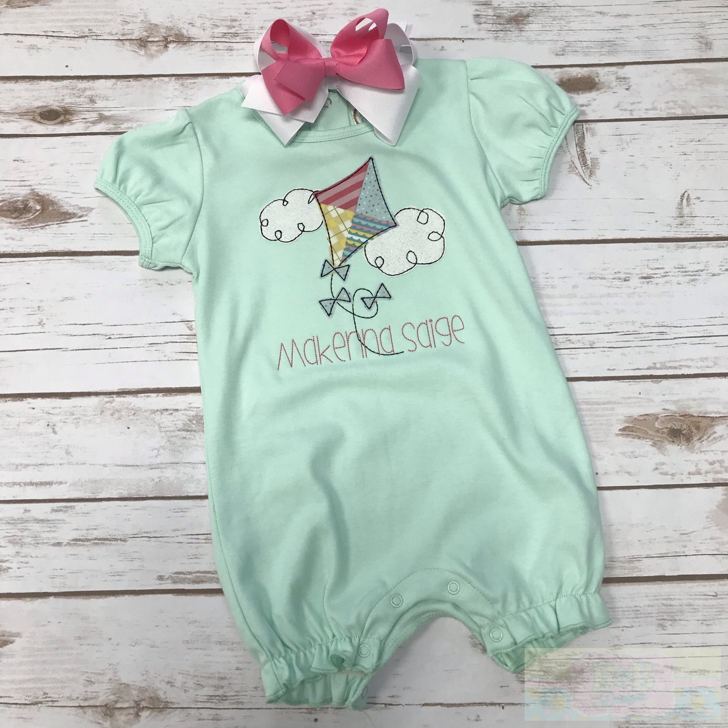 Kite Ruffle Short Sleeve Romper